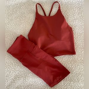 Old Navy Active Wear Workout Set (Tank-top and Biker Shorts)